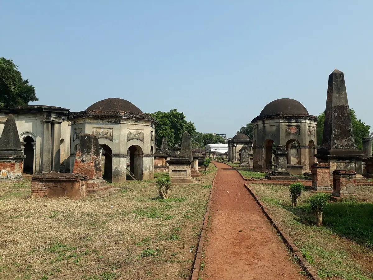 The old Residency cemetery in Berhampore